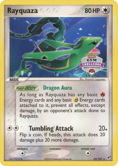Rayquaza - 22/107 (2004-2005 Gym Challenge) [League & Championship Cards] 022/107