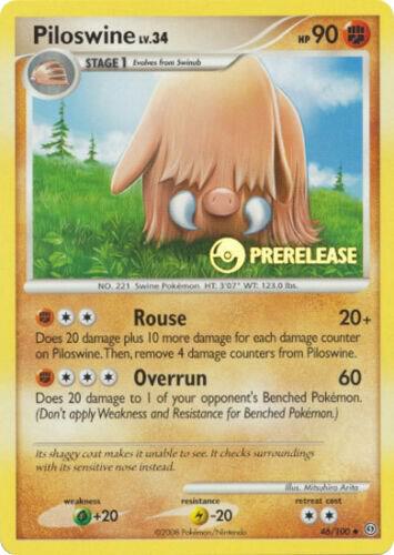 Piloswine - 46/100 (Prerelease) [Nintendo Promos] 46/100
