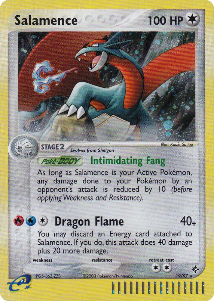 Salamence - 19/97 (e-League) [Nintendo Promos] 19/97