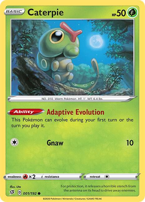 Caterpie [SWSH02: Rebel Clash] 001/192