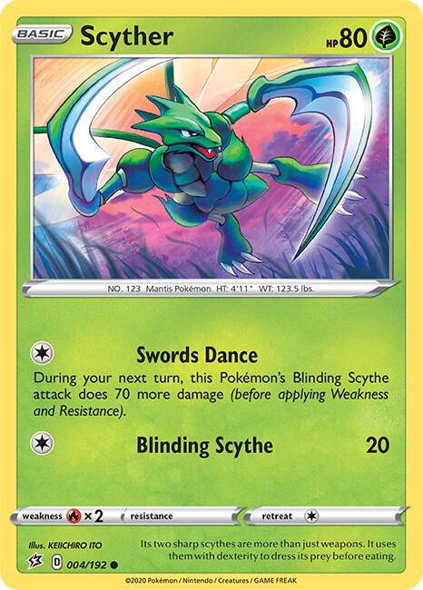Scyther [SWSH02: Rebel Clash] 004/192
