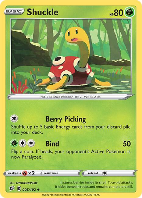 Shuckle [SWSH02: Rebel Clash] 005/192