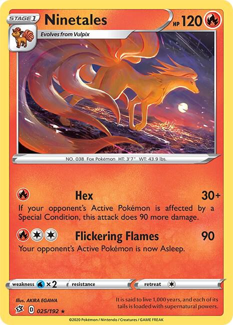Ninetales [SWSH02: Rebel Clash] 025/192