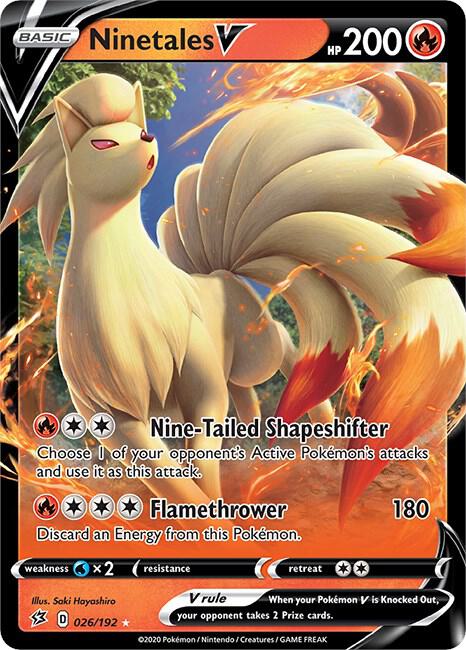 Ninetales V [SWSH02: Rebel Clash] 026/192