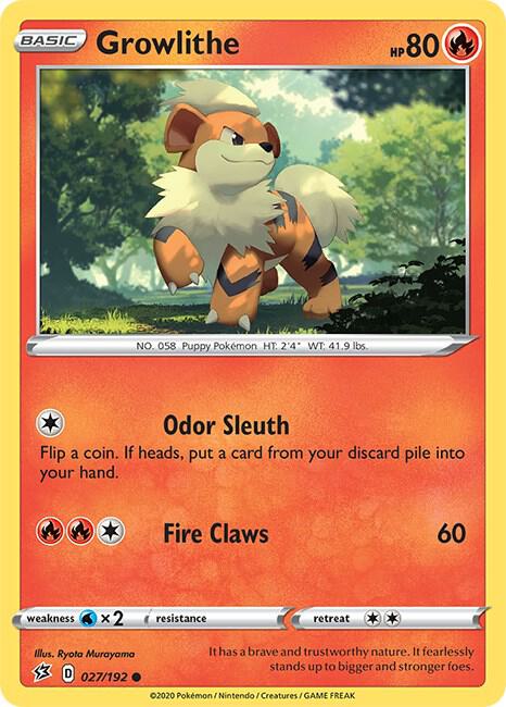 Growlithe [SWSH02: Rebel Clash] 027/192