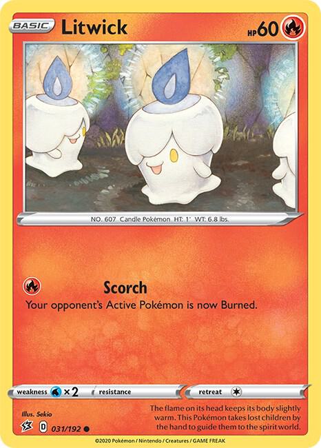 Litwick [SWSH02: Rebel Clash] 031/192