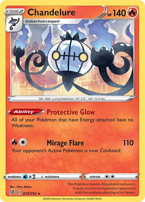 Chandelure [SWSH02: Rebel Clash] 033/192