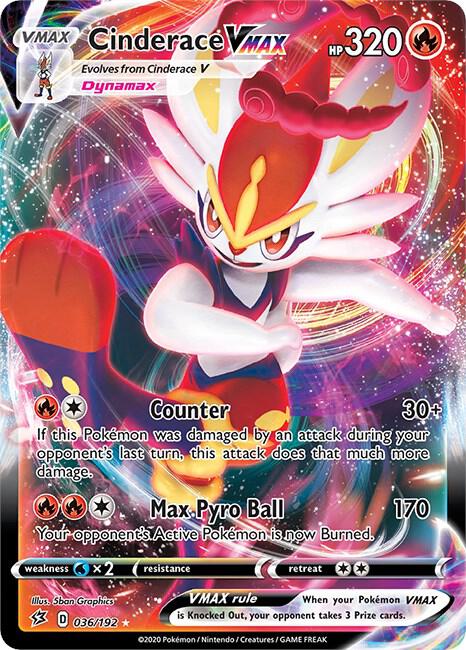 Cinderace VMAX [SWSH02: Rebel Clash] 036/192