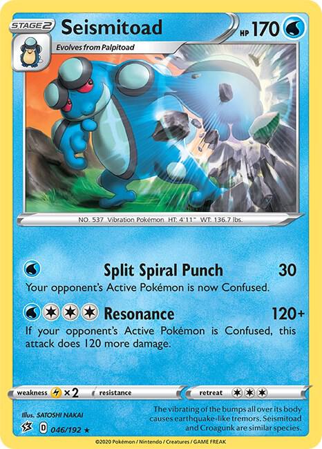 Seismitoad [SWSH02: Rebel Clash] 046/192