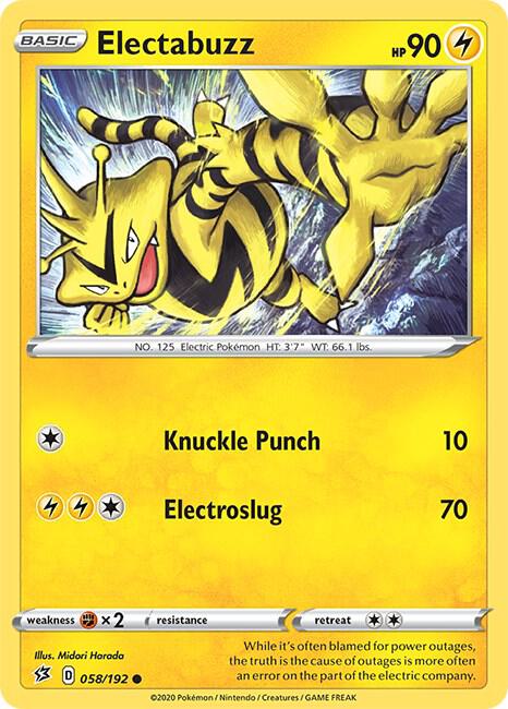 Electabuzz [SWSH02: Rebel Clash] 058/192
