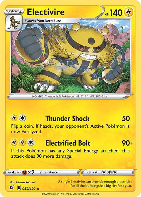 Electivire [SWSH02: Rebel Clash] 059/192