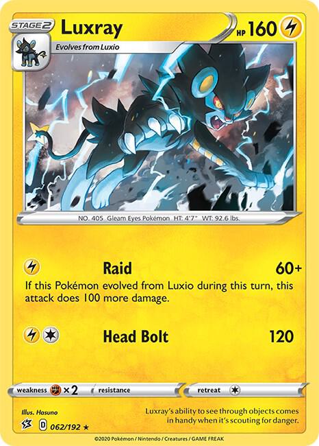 Luxray [SWSH02: Rebel Clash] 062/192