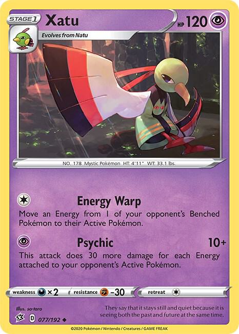 Xatu [SWSH02: Rebel Clash] 077/192