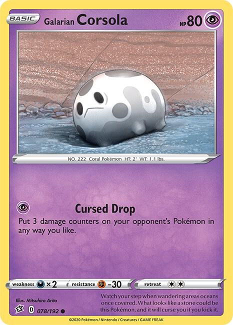 Galarian Corsola [SWSH02: Rebel Clash] 078/192