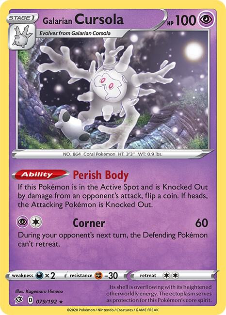 Galarian Cursola [SWSH02: Rebel Clash] 079/192