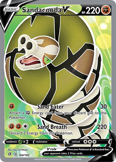 Sandaconda V (Full Art) [SWSH02: Rebel Clash] 184/192