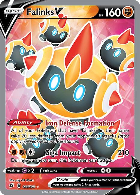 Falinks V (Full Art) [SWSH02: Rebel Clash] 185/192