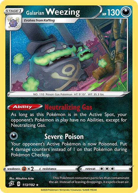 Galarian Weezing [SWSH02: Rebel Clash] 113/192