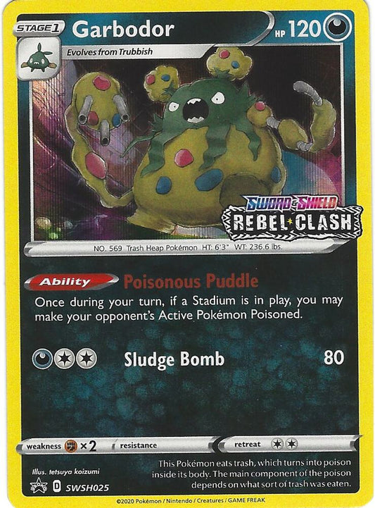 Garbodor - SWSH025 (Prerelease) [SWSH: Sword & Shield Promo Cards] SWSH025