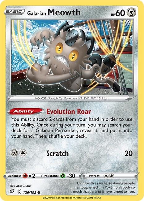 Galarian Meowth [SWSH02: Rebel Clash] 126/192
