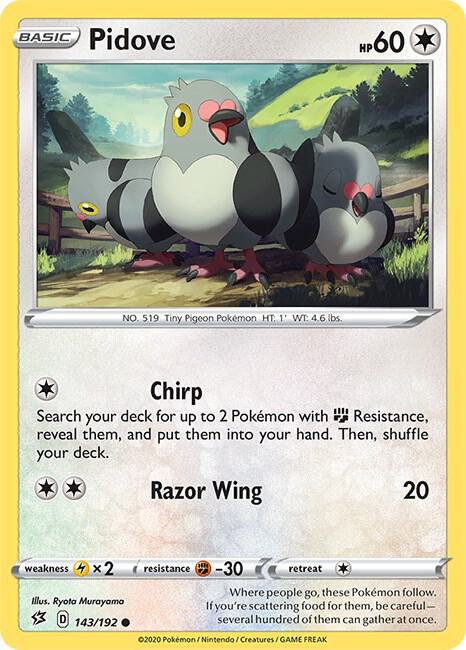 Pidove [SWSH02: Rebel Clash] 143/192