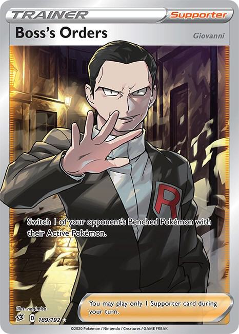 Boss's Orders (Full Art) [SWSH02: Rebel Clash] 189/192