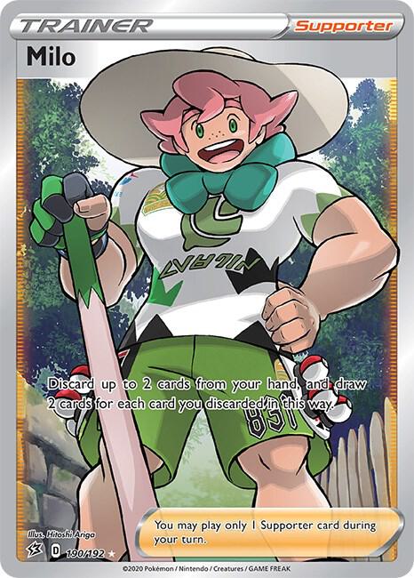 Milo (Full Art) [SWSH02: Rebel Clash] 190/192