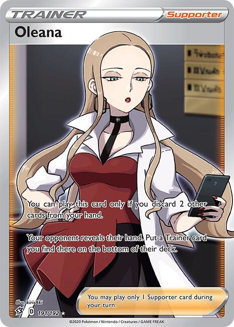 Oleana (Full Art) [SWSH02: Rebel Clash] 191/192