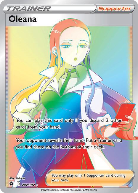 Oleana (Secret) [SWSH02: Rebel Clash] 202/192