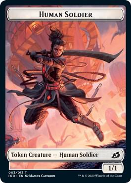 Human Soldier Token (003) [Ikoria: Lair of Behemoths] 3