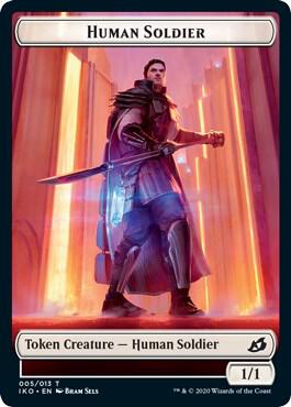 Human Soldier Token (005) [Ikoria: Lair of Behemoths] 5