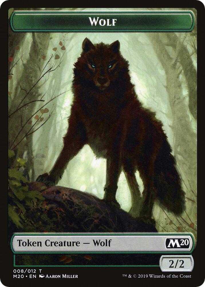 Wolf Double-Sided Token (Challenger 2020) [Unique and Miscellaneous Promos] 8