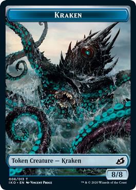 Kraken // Human Soldier (005) Double-Sided Token [Ikoria: Lair of Behemoths] 6 // 5