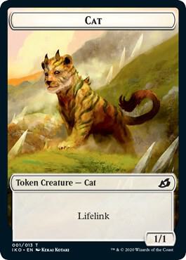 Cat // Human Soldier (003) Double-Sided Token [Ikoria: Lair of Behemoths] 1 // 3