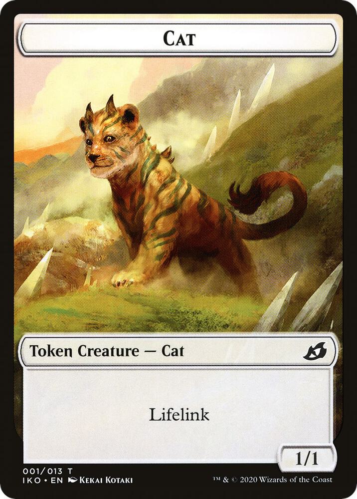 Cat // Human Soldier (004) Double-Sided Token [Ikoria: Lair of Behemoths] 1 // 4