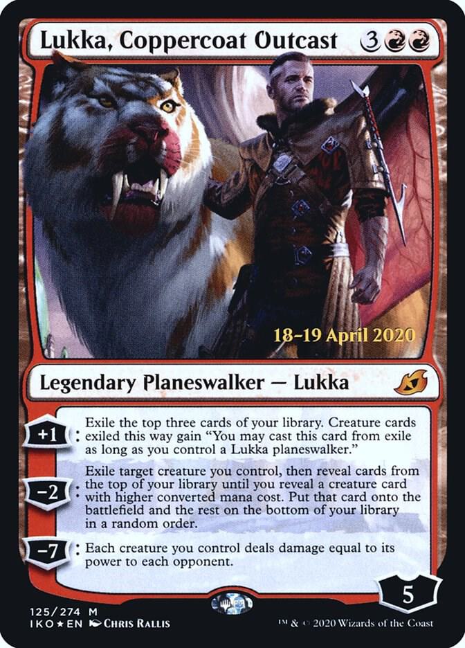 Lukka, Coppercoat Outcast [Prerelease Cards] 125