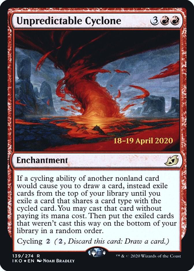 Unpredictable Cyclone [Prerelease Cards] 139