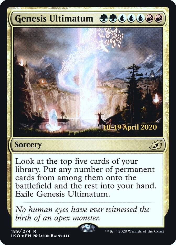 Genesis Ultimatum [Prerelease Cards] 189