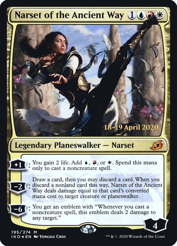 Narset of the Ancient Way [Prerelease Cards] 195