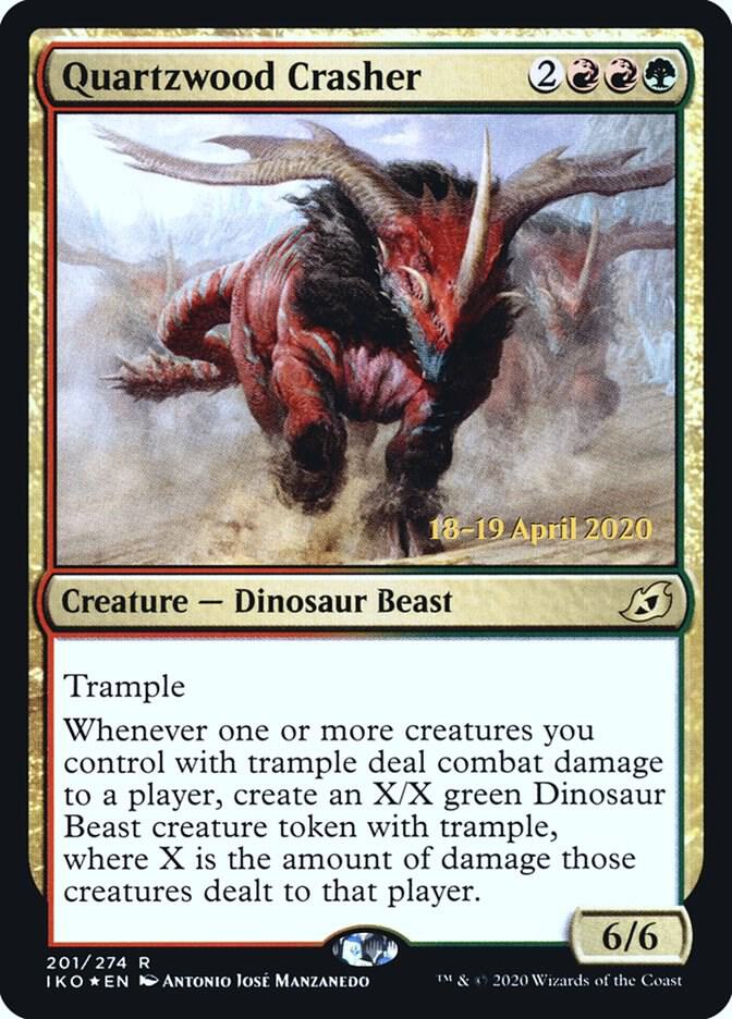 Quartzwood Crasher [Prerelease Cards] 201