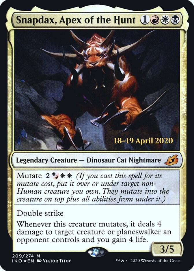 Snapdax, Apex of the Hunt [Prerelease Cards] 209