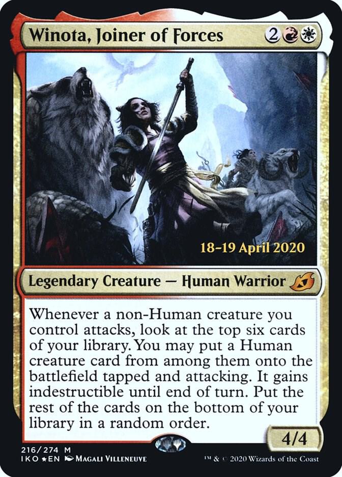 Winota, Joiner of Forces [Prerelease Cards] 216