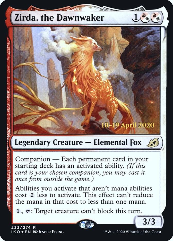 Zirda, the Dawnwaker [Prerelease Cards] 233