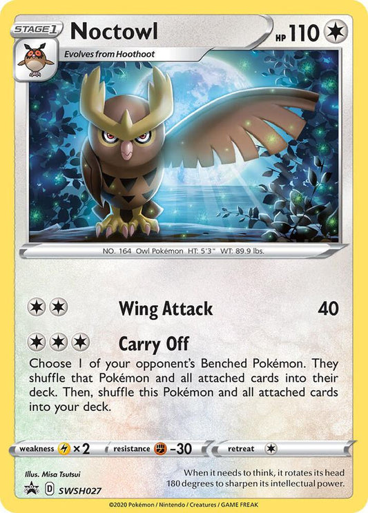 Noctowl - SWSH027 [SWSH: Sword & Shield Promo Cards] SWSH027