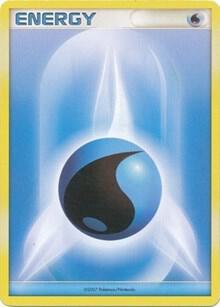 Water Energy (2007 Unnumbered D/P Style Non-Holo) [League & Championship Cards]