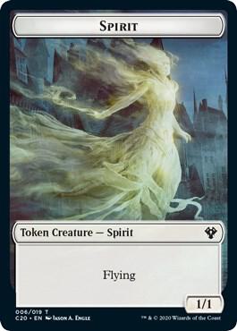 Spirit // Insect (013) Double-Sided Token [Commander 2020] 6 // 13
