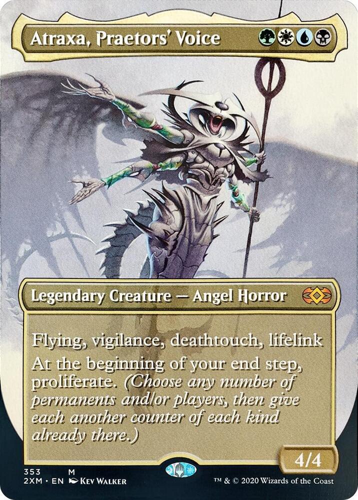 Atraxa, Praetors' Voice (Borderless) [Double Masters] 353