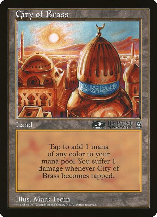 City of Brass (3rd Place) (Arena League) [Oversize Cards]