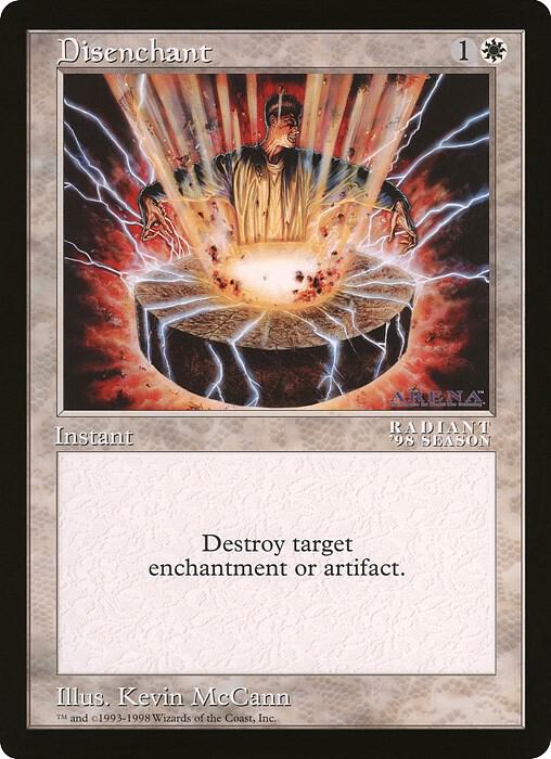 Disenchant (Arena League) [Oversize Cards]