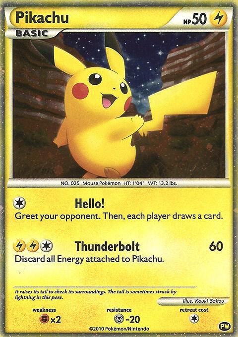 Pikachu (English) [Pikachu World Collection Promos] PW 1